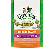 Greenies Smartbites Immune Support Crunchy And Soft Chicken Dog Treats - 8 Oz