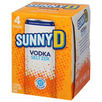 Sunny D Vodka Seltzer 4 Count - 12 Fl. Oz. - Image 2