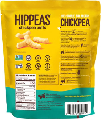 Hippeas Puffs White Cheddar - 6-0.8 Oz - Image 5