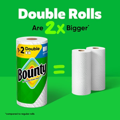 Bounty 6 Double Roll Select A Size White Tissue - 6 Count - Image 3