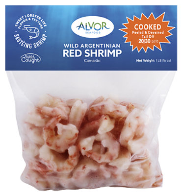 Cooked Argentinian Red Shrimp - 16 Oz - Image 1