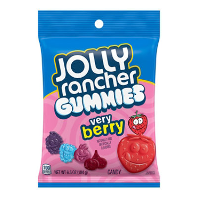 Jolly Rancher Gummies Very Berry Fruit Flavored Candy Bag - 6.5 Oz. - Image 2