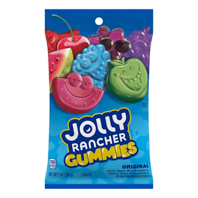 Jolly Rancher Gummies Assorted Fruit Flavored Candy Bag - 7 Oz - Image 1