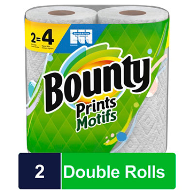 Bounty 2dr Sas Print Paper Towel Tissue - 2 Count - Image 1