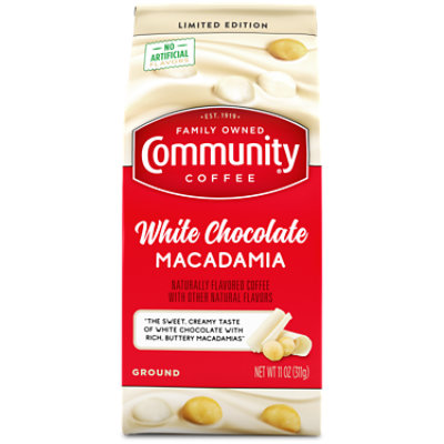 Community Coffee White Chocolate Macadamia Ground Coffee 11 Oz - 11 Oz - Image 1