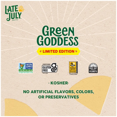 LATE JULY Snacks Green Goddess Tortilla Chips - 7.8 Oz - Image 3