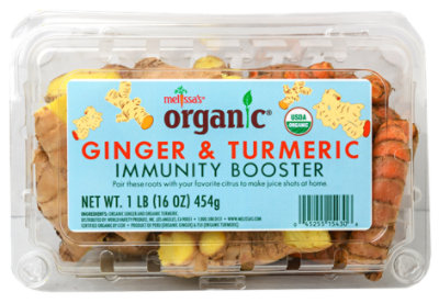 Organic Ginger & Turmeric Root - 16 Oz - Image 1