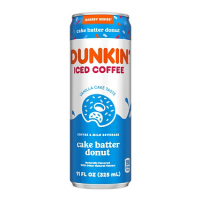 Dunkin Cake Batter Donut Iced Coffee - 11 Fl. Oz.