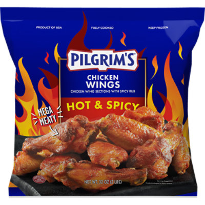 Pilgrims Chicken Wings Hot & Spicy - 32 Oz - Image 2