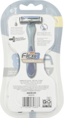 BiC Flex 3 Titanium Razors - 3 Count - Image 4