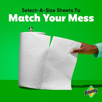 Bounty 8 Double Plus Select A Size White Tissue - 8 Count - Image 5