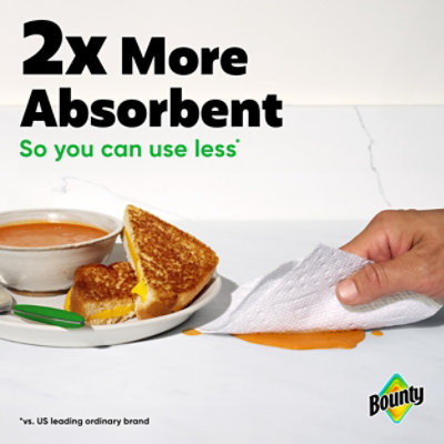 Bounty 8 Double Plus Select A Size White Tissue - 8 Count - Image 5