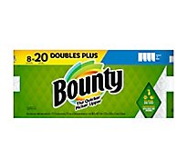 Bounty 8 Double Plus Select A Size White Tissue - 8 Count