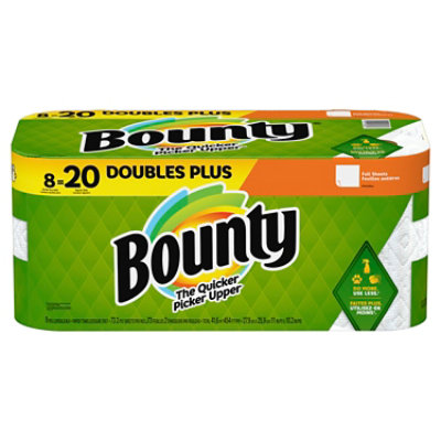 Bounty 8 Double Plus White Tissue - 8 Count - Image 2