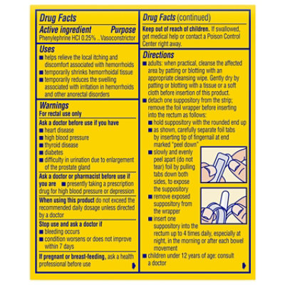 Preparation H Suppositories - 12 Count - Image 4