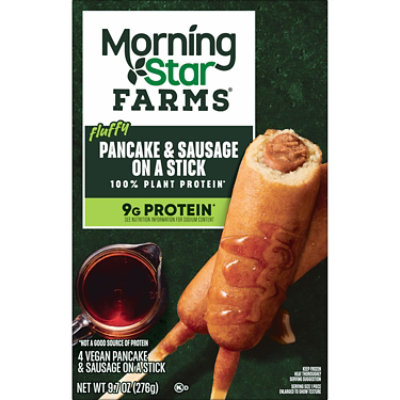 MorningStar Farms Incogmeato Frozen Breakfast Original Pancake Sausage Stick - 9.7 Oz - Image 6