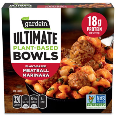 Gardein Ultimate Plant Based Meatball Marinara Bowl - 9 Oz - Image 1