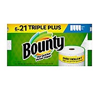 Bounty 6 Triple Plus Select A Size White Tissue - 6 Count