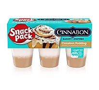 Snack Pack Cinnabon Bakery Inspired Flavored Pudding Cups - 6-3.25 Oz