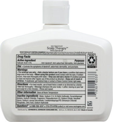 Neutrogena Scalp Therapy Buildup Shampoo - 12 Fl. Oz. - Image 5