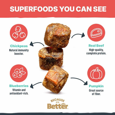 Better Kibble Semi-moist Gourmet Dog Food Prime Beef - 1 LB - Image 3