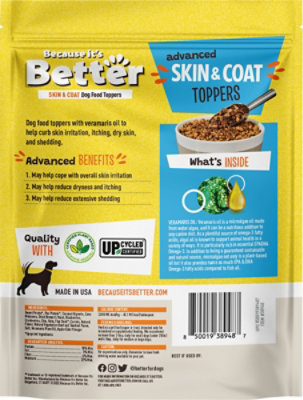 Because It's Better Skin & Coat Dog Food Toppers, Surf & Turf - 10 Oz. - 10 OZ - Image 5