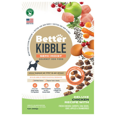 Better Kibble Semi-moist Gourmet Dog Food, Deluxe Chicken - 1 Lb - 1 LB - Image 3