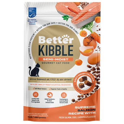 Better Kibble Semi-moist Cat Food Salmon 16oz - 16 OZ - Image 3