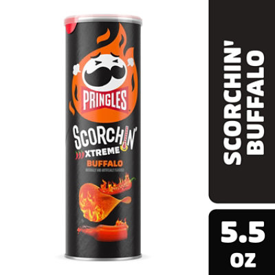 Pringles Scorchin Potato Crisps Chips Buffalo - 5.5 Oz - Image 1