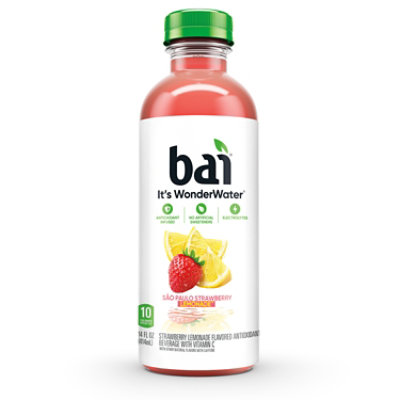 Bai Sao Paulo Strawberry Lemonade Antioxidant Infused Beverage Bottle Pack - 6-14 Fl. Oz. - Image 5