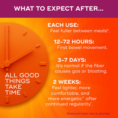 Metamucil Psyllium Fiber Powder Supplement Premium Blend Sugar Free Orange 114 Teaspoons 23.1 Oz - 23.5 OZ - Image 8