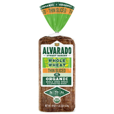 Alvarado Street Sprouted Whole Wheat Thin Sliced Bread - 19 Oz - Image 1
