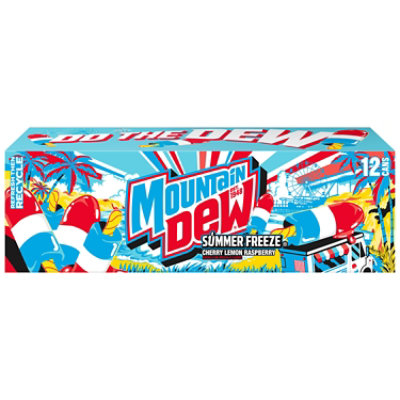 Mtn Dew Summer Freeze Soda - 12 - 12 Fl. Oz. - Image 2