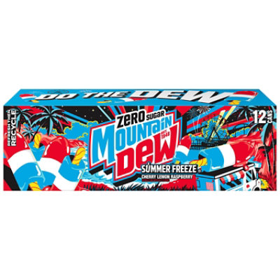 Mtn Dew Summer Freeze Zero Sugar - 12-12 FZ - Image 3