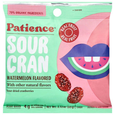 Patience Fruit & Co Sour Cran Watermelon Candy - 2.12 Oz - Image 3