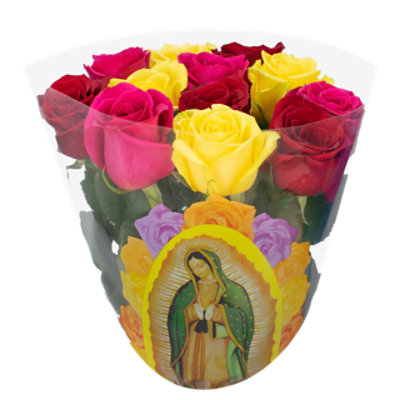 Rose Lady Of Guadalupe 12 Stem - Each - Image 1