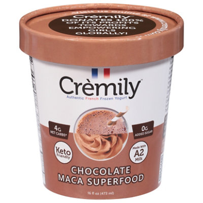 Cremily French Frzn Ygrt Choc Maca Superfood Pint - PT - Image 3