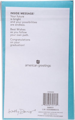 American Greetings Muriel Strode Quote Graduation Card - Each - Image 4