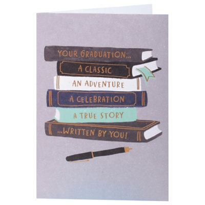 American Greetings Book Stack Graduation Card - Each - Image 3