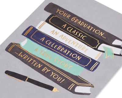 American Greetings Book Stack Graduation Card - Each - Image 2