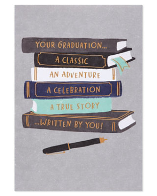 American Greetings Book Stack Graduation Card - Each - Image 4