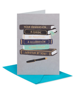 American Greetings Book Stack Graduation Card - Each - Image 3