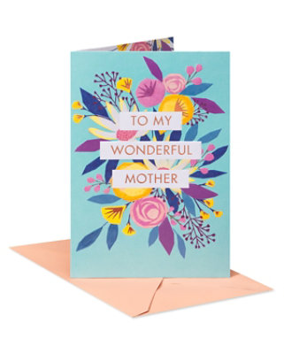 American Greetings Wonderful Mother's Day Card - Each - Image 1