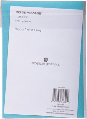 American Greetings Best Dad Father's Day Card - Each - Image 4