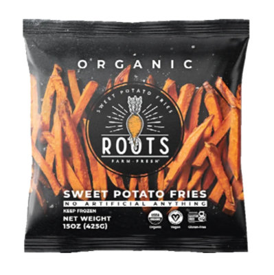 Roots Farm Fresh Sweet Potato Fries Straight Cut Organic - 15 OZ - Image 1