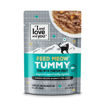 I and love and you Feed Meow Tummy Tuna with Pumpkin Feast Functional Wet Cat Food - 3 Oz - Image 1