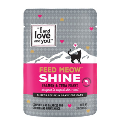 I and love and you Feed Meow Shine Salmon & Tuna Feast Functional Wet Cat Food - 3 Oz - Image 4