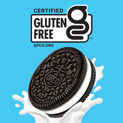 OREO Double Stuf Gluten Free Chocolate Gluten Free Sandwich Cookies Pack - 12.47 Oz - Image 3