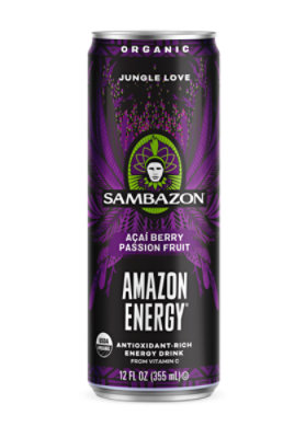 Sambazon Amazing Energy Acai Berry Passionfruit - 12 FZ - Image 2