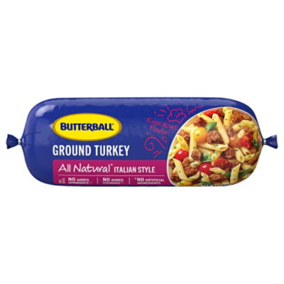 Butterball Bb Italian Style Ground Turkey Chub 16 Oz - 16 OZ - Image 2